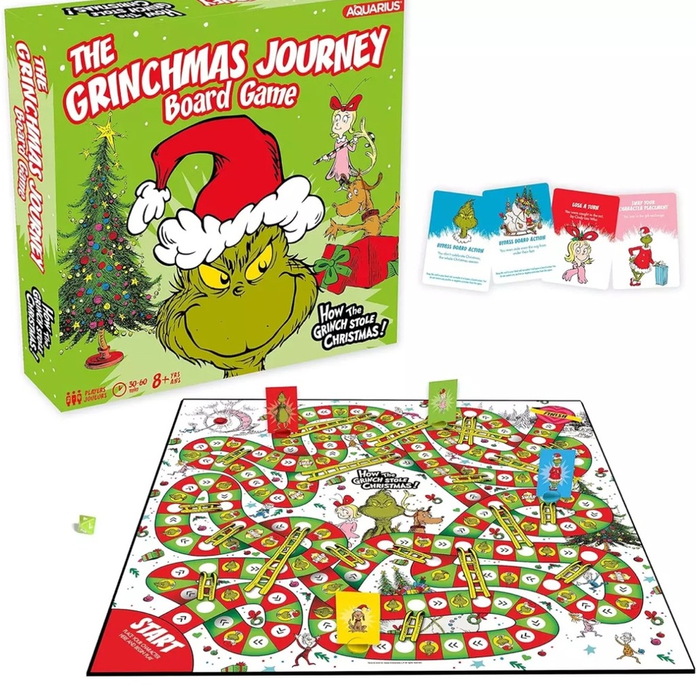 The Grinchmas Journey Board Game New Sealed
